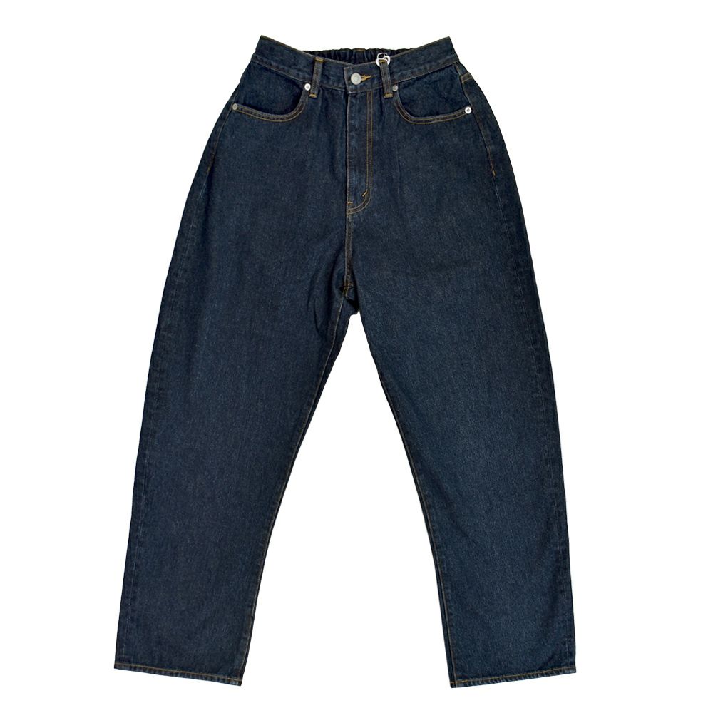 ケレン(KELEN) -VENY- WIDE STRAIGHT DENIM リラックステーパードパンツ デニムパンツ ジーンズ ジーパン LKL25FPT2113 ONEWASH