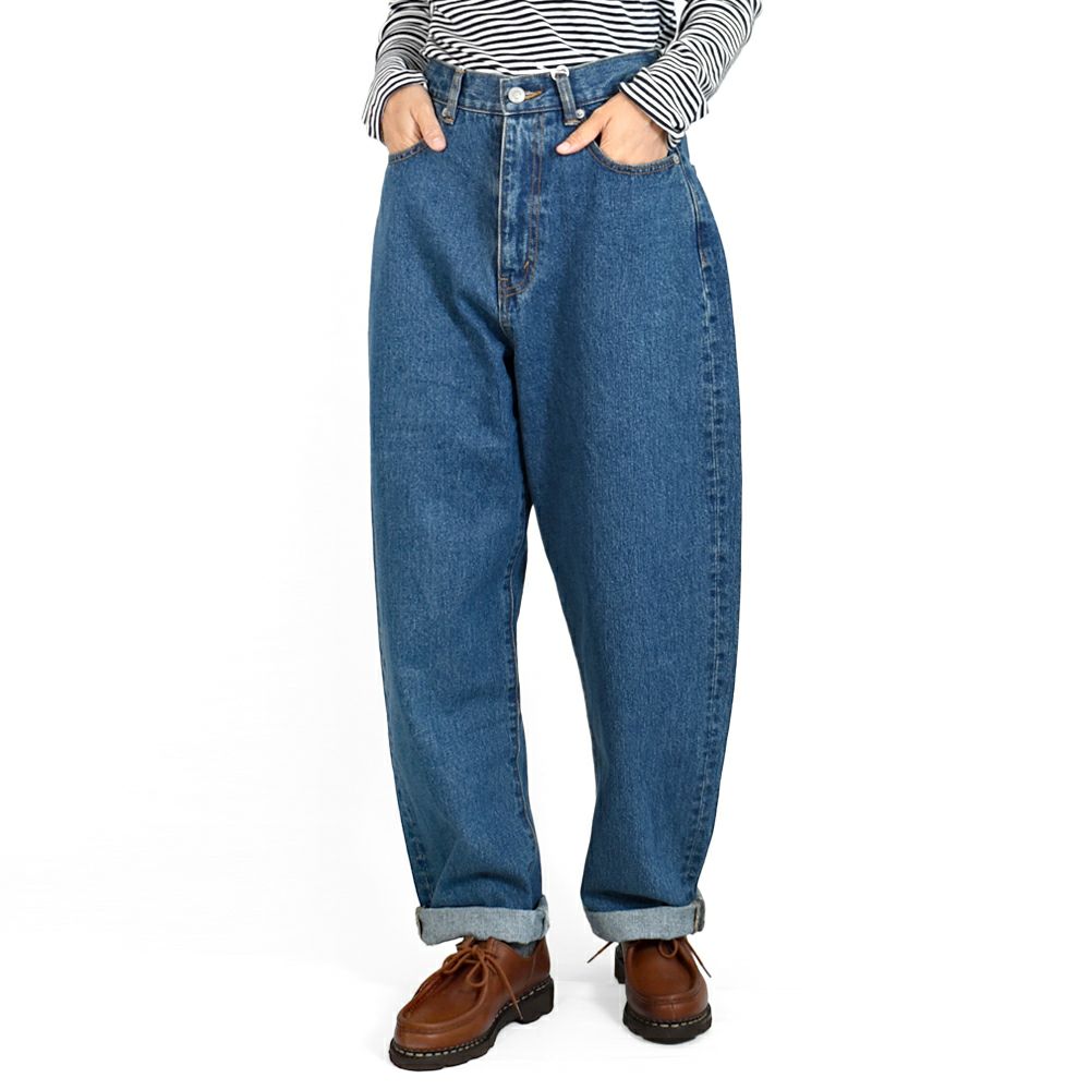 ケレン(KELEN) -VENY- WIDE STRAIGHT DENIM リラックステーパードパンツ デニムパンツ ジーンズ ジーパン LKL25FPT2113