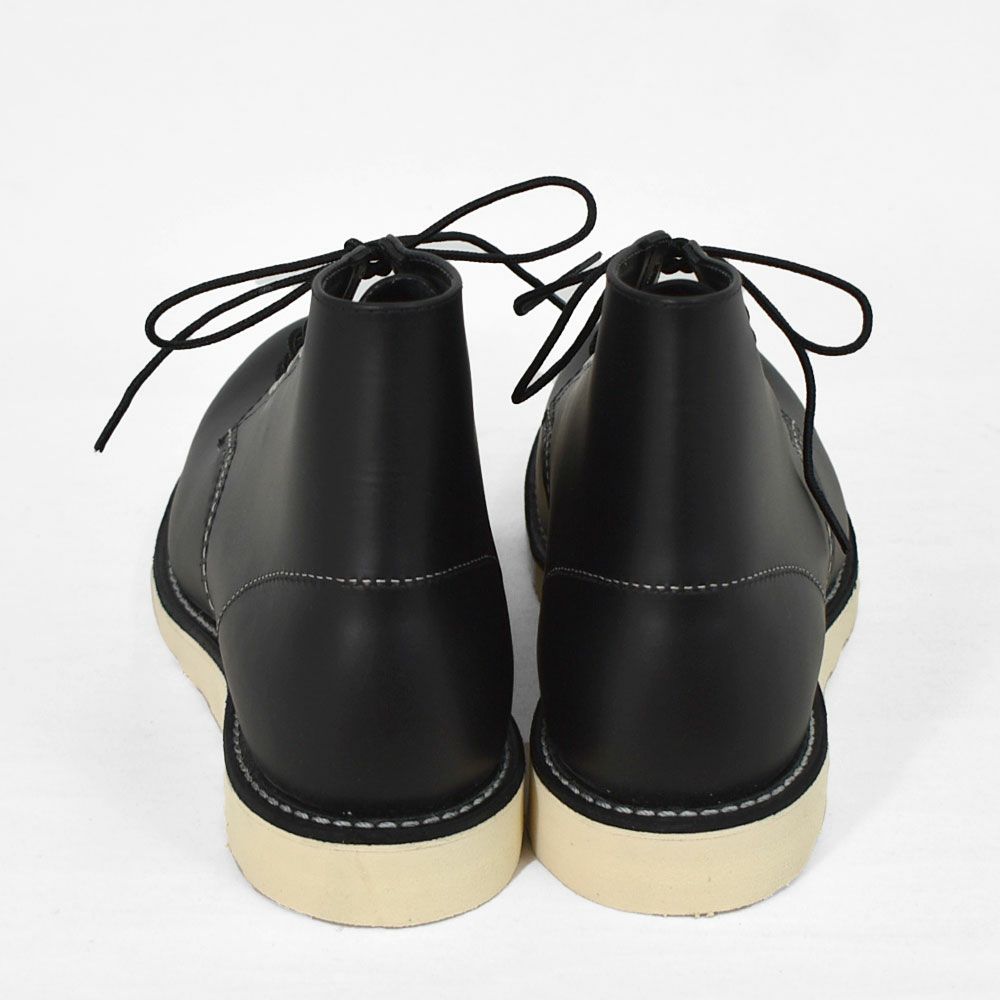 【新品未使用】RED WING ブラックレザー ワークブーツ REDWING - レッドウィング／RED WING ワークブーツ シューズ 靴
