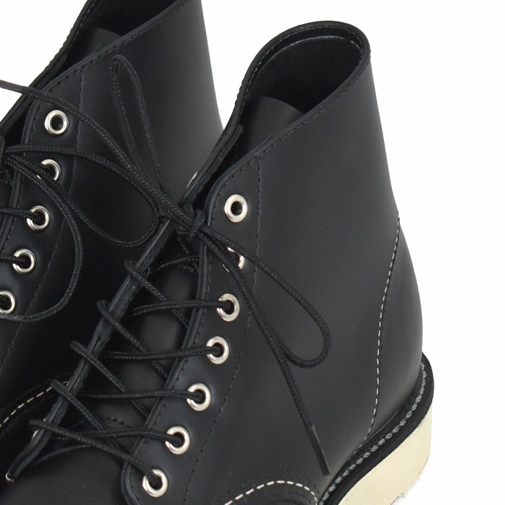 レッドウィング (RED WING) 6-INCH CLASSIC ROUND 6インチ クラシックラウンド ブラッククローム レザーワークブーツ 靴 8165