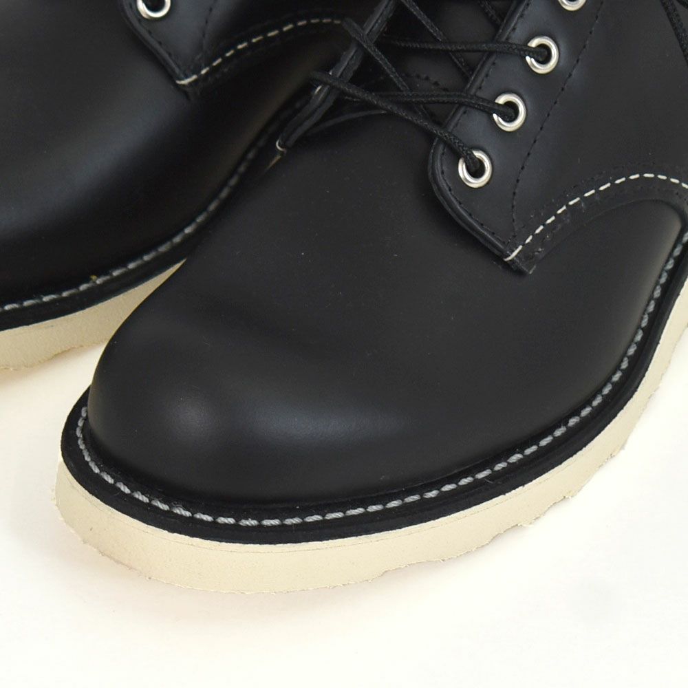 レッドウィング (RED WING) 6-INCH CLASSIC ROUND 6インチ クラシックラウンド ブラッククローム レザーワークブーツ 靴 8165