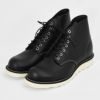 レッドウィング (RED WING) 6-INCH CLASSIC ROUND 6インチ クラシックラウンド ブラッククローム レザーワークブーツ 靴 8165