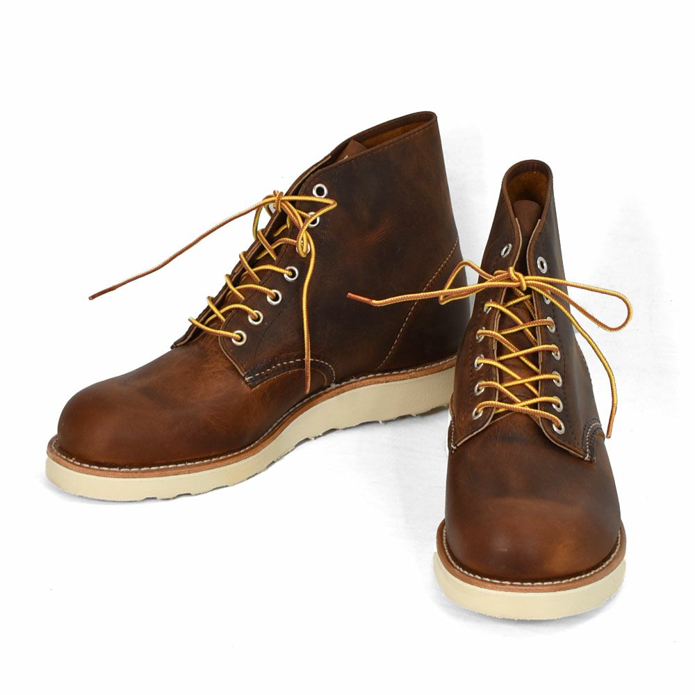 レッドウィング (RED WING) 6-INCH CLASSIC ROUND 6インチ クラシックラウンド カッパー・ラフアンドタフ レザーワークブーツ 靴 9111