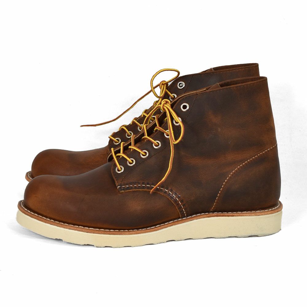 レッドウィング (RED WING) 6-INCH CLASSIC ROUND 6インチ クラシックラウンド カッパー・ラフアンドタフ レザーワークブーツ 靴 9111