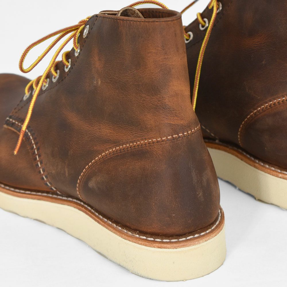 レッドウィング (RED WING) 6-INCH CLASSIC ROUND 6インチ クラシックラウンド カッパー・ラフアンドタフ レザーワークブーツ 靴 9111
