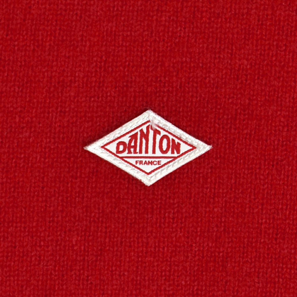 ダントン (DANTON) WOMEN'S LAMBSWOOL CREW NECK KNIT CARDIGAN 長袖ニットカーディガン DT-D0031LMW