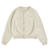 ダントン (DANTON) WOMEN'S LAMBSWOOL CREW NECK KNIT CARDIGAN 長袖ニットカーディガン DT-D0031LMW OATMEAL