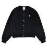 ダントン (DANTON) WOMEN'S LAMBSWOOL CREW NECK KNIT CARDIGAN 長袖ニットカーディガン DT-D0031LMW BLACK