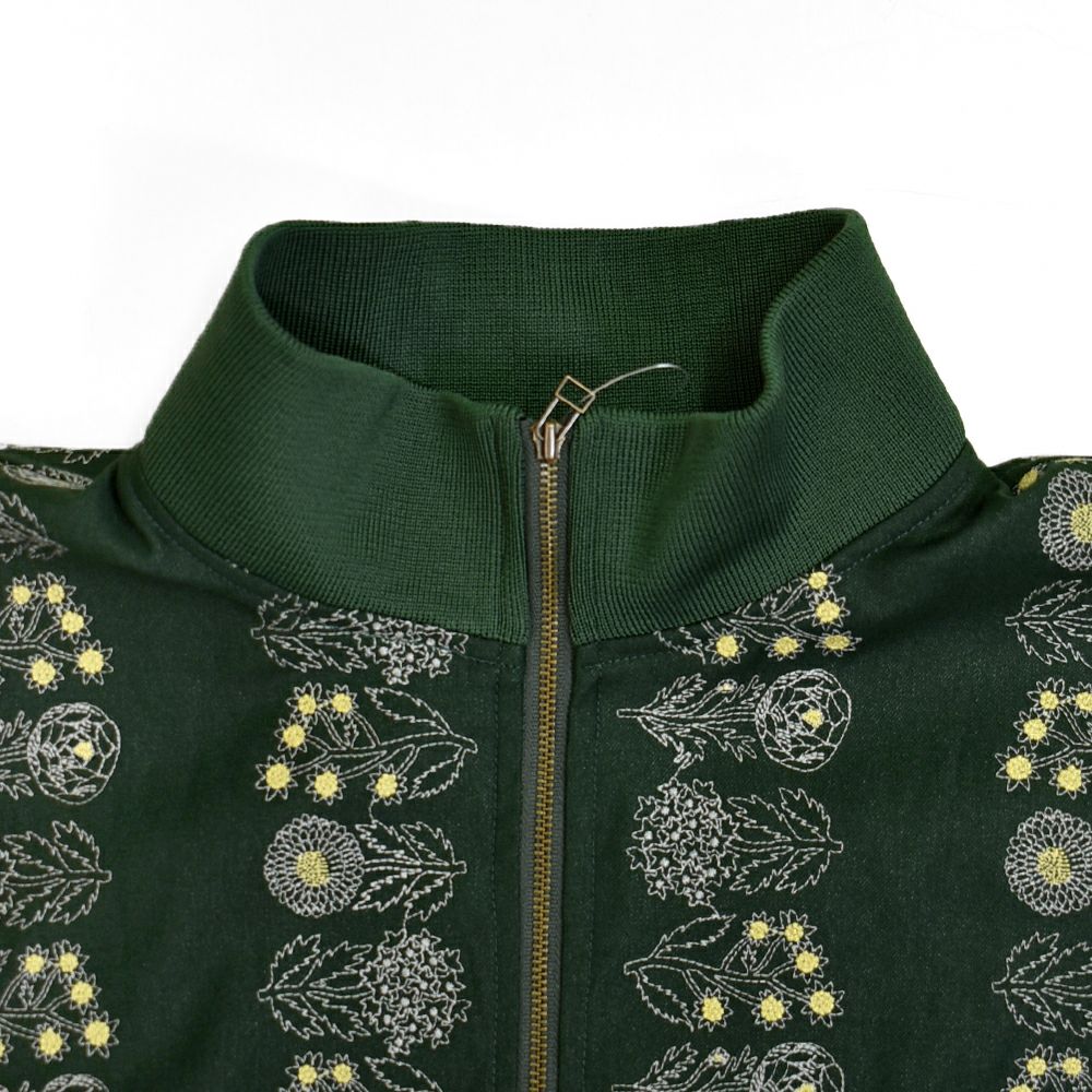 マーブルシュッド (marble SUD) flower language ジップブルゾン ナイロンジャケット 06FF073025