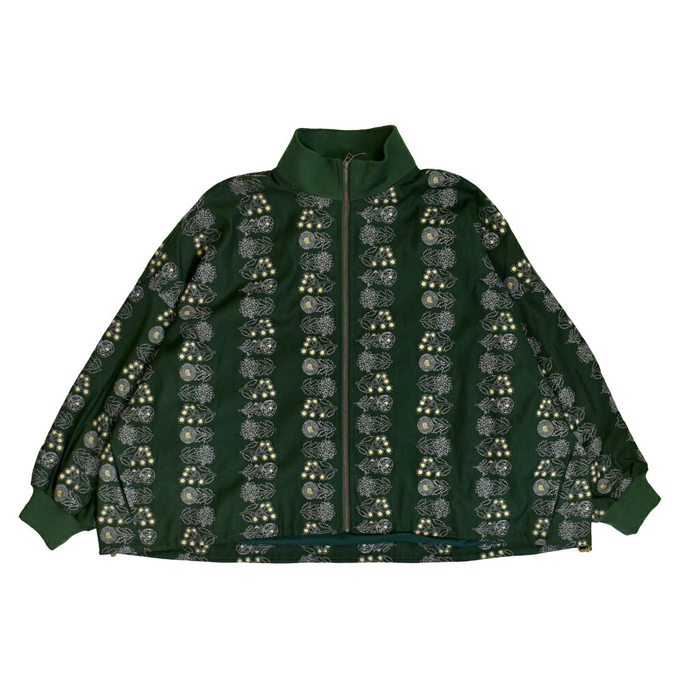 マーブルシュッド (marble SUD) flower language ジップブルゾン ナイロンジャケット 06FF073025 60.GRN