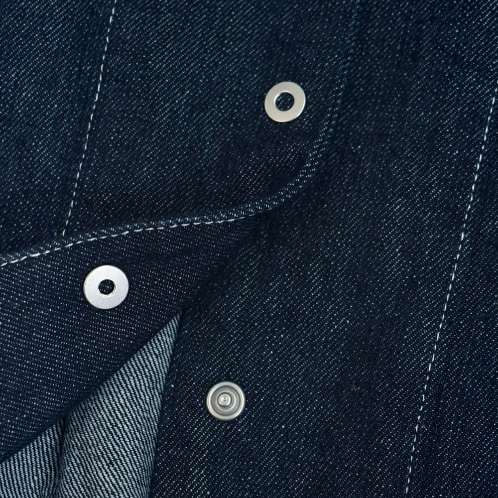 ブリスバンチ (Bliss bunch) ステッチ配色カバーオール デニムジャケット R758-329