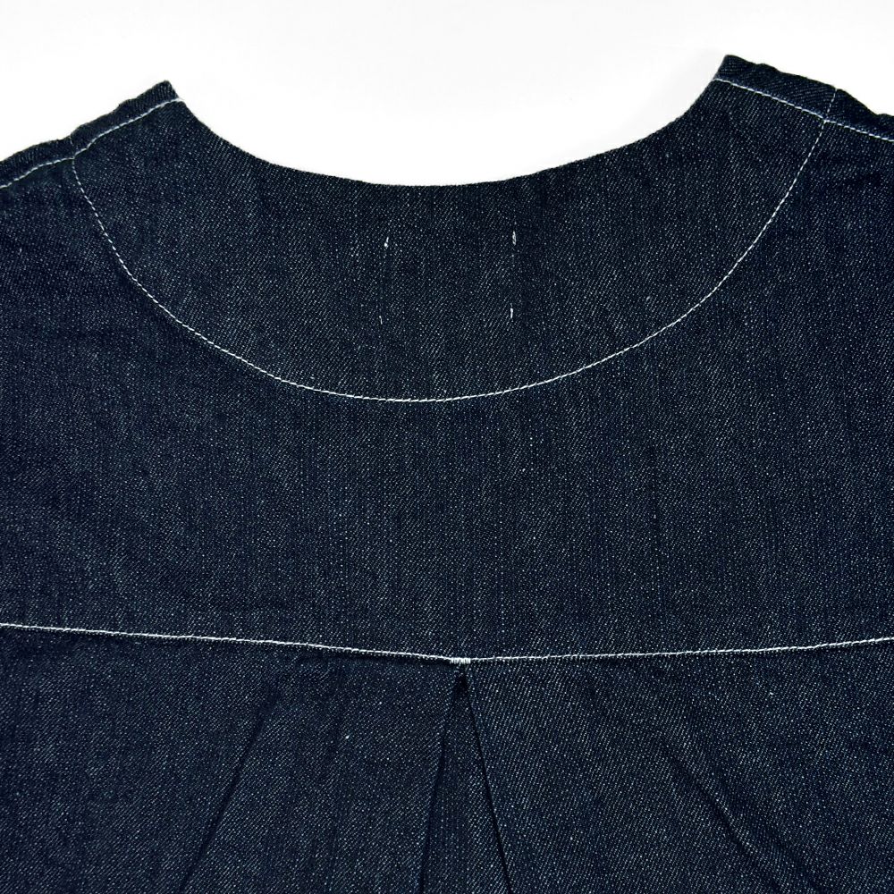 ブリスバンチ (Bliss bunch) ステッチ配色カバーオール デニムジャケット R758-329