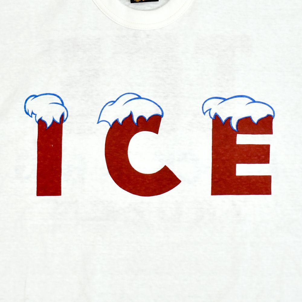 フリーホイーラーズ (FREEWHEELERS) -ICE- FREEWHEELERS WOVEN LAVEL Vintage Style Light Weight Jersey 半袖プリントTシャツ 2535001