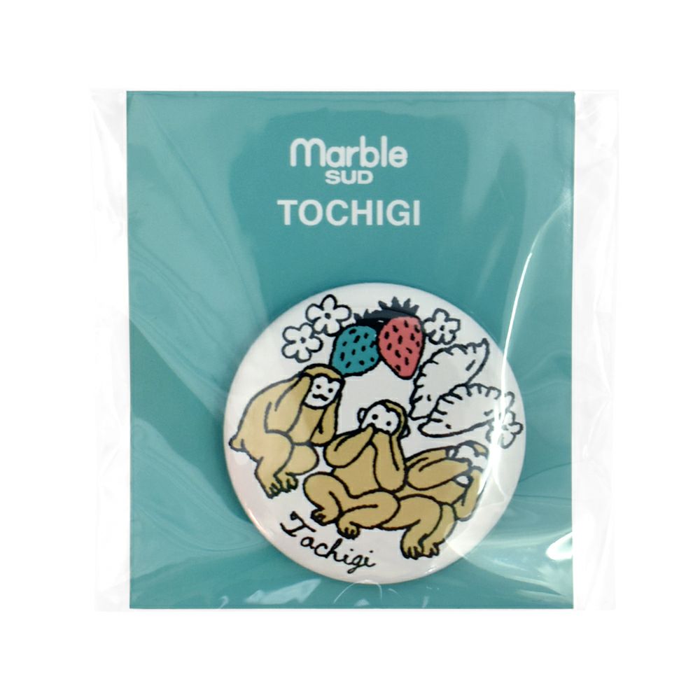マーブルシュッド (marble SUD) ご当地 バッジ 全国 缶バッジ ご当地バッジ 47都道府県 北海道・東北・関東地方 09EA9990 09.Tochigi