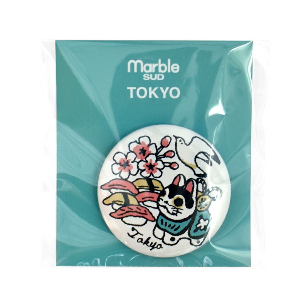 マーブルシュッド (marble SUD) ご当地 バッジ 全国 缶バッジ ご当地バッジ 47都道府県 北海道・東北・関東地方 09EA9990 13.Tokyo