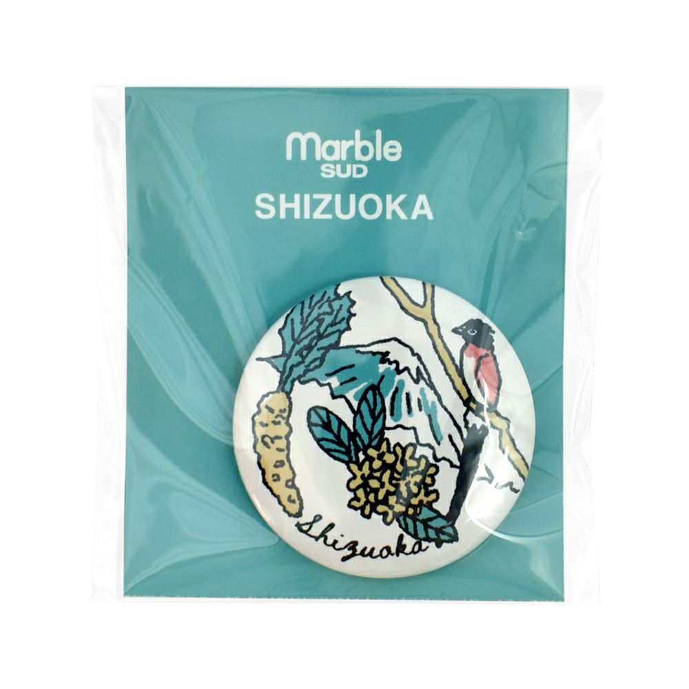 マーブルシュッド (marble SUD) ご当地 バッジ 全国 缶バッジ ご当地バッジ 47都道府県 中部・近畿地方 09EA9990 22.Shizuoka