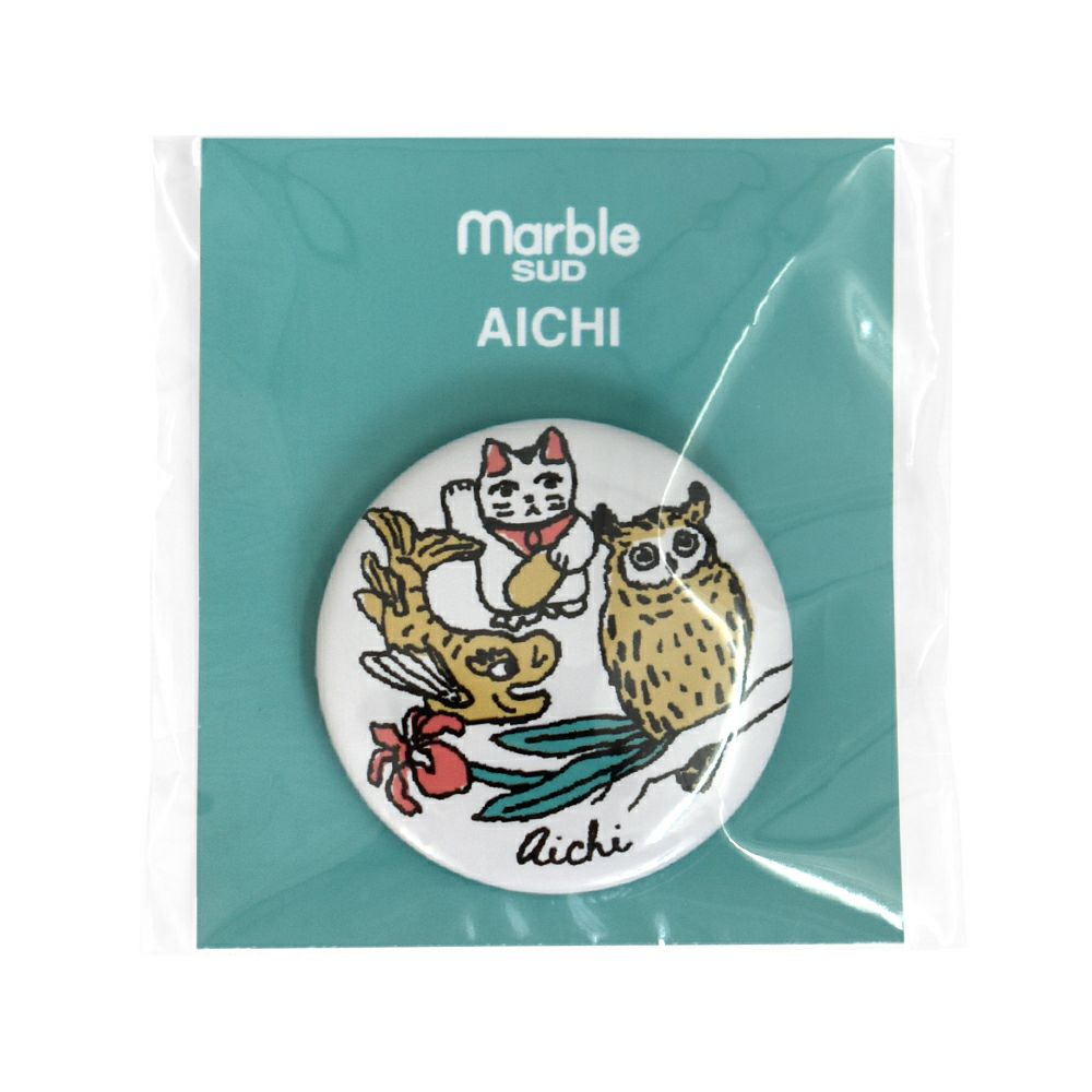 マーブルシュッド (marble SUD) ご当地 バッジ 全国 缶バッジ ご当地バッジ 47都道府県 中部・近畿地方 09EA9990 23.Aichi