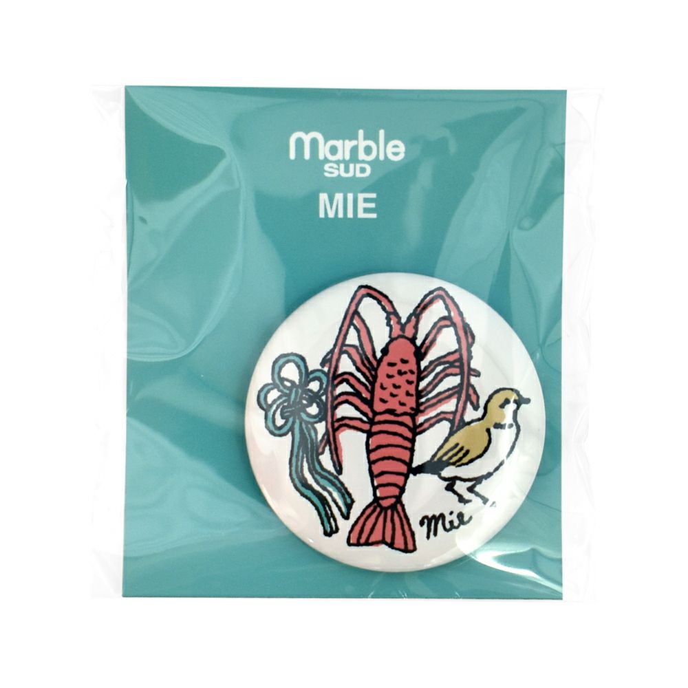 マーブルシュッド (marble SUD) ご当地 バッジ 全国 缶バッジ ご当地バッジ 47都道府県 中部・近畿地方 09EA9990 24.Mie