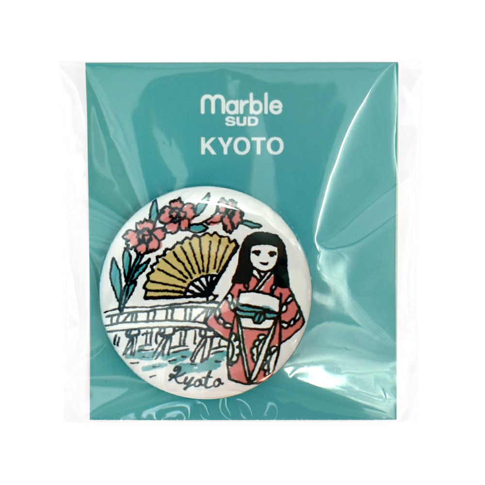 マーブルシュッド (marble SUD) ご当地 バッジ 全国 缶バッジ ご当地バッジ 47都道府県 中部・近畿地方 09EA9990 26.Kyoto