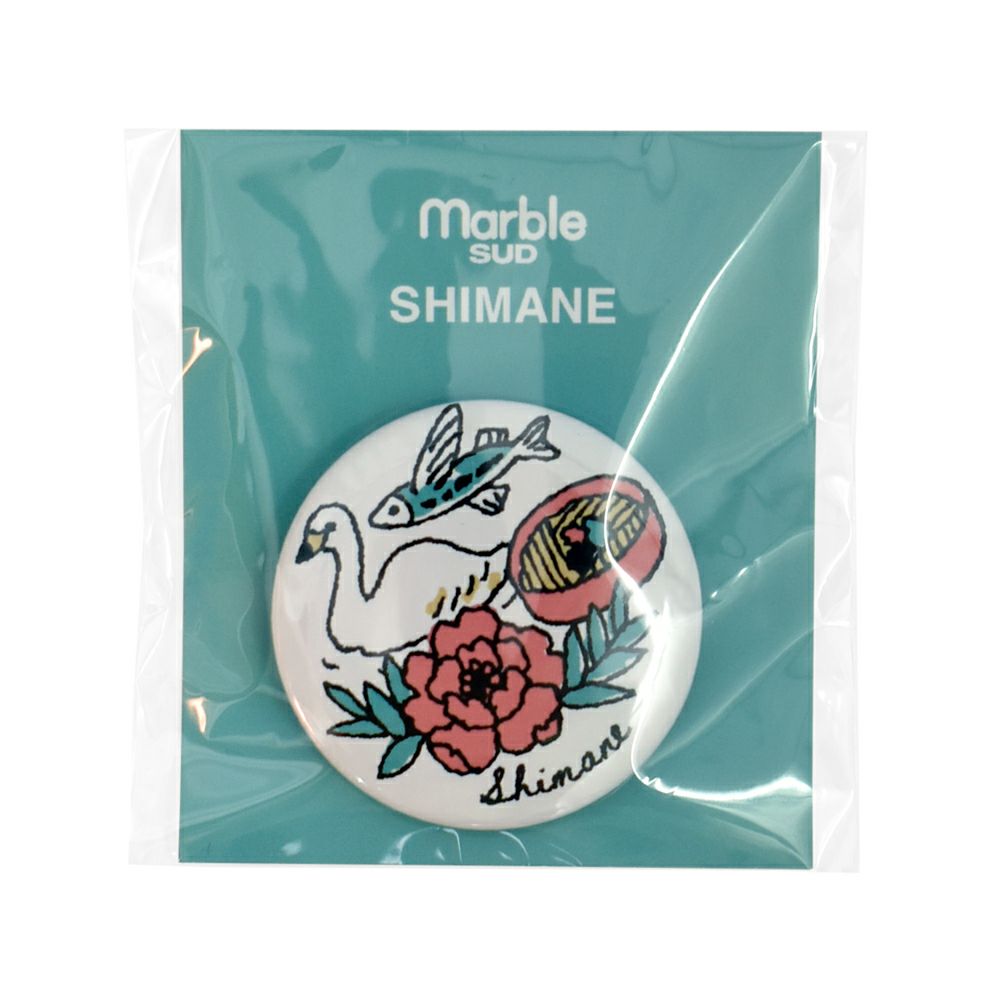 マーブルシュッド (marble SUD) ご当地 バッジ 全国 缶バッジ ご当地バッジ 47都道府県 中国・四国・九州地方 09EA9990 32.Shimane
