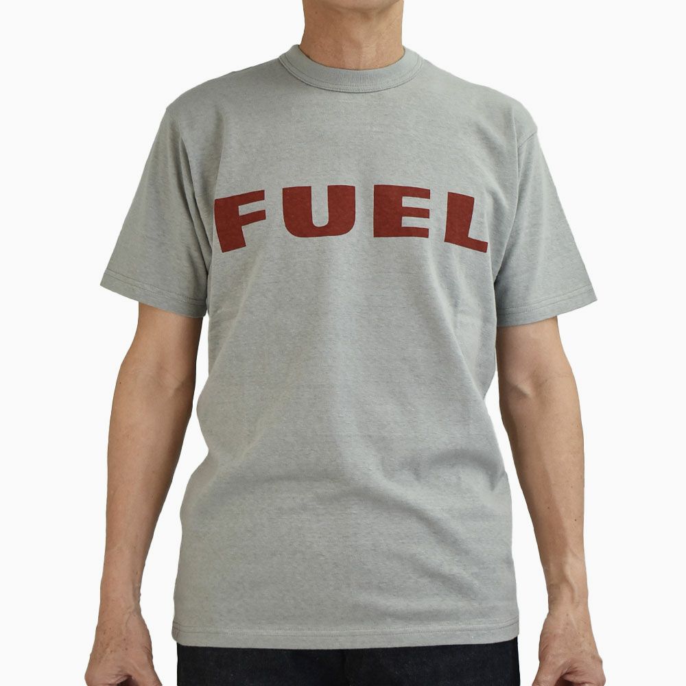 フリーホイーラーズ (FREEWHEELERS) -FUEL- FREEWHEELERS WOVEN LAVEL Vintage Style Light Weight Jersey 半袖プリントTシャツ 2535002