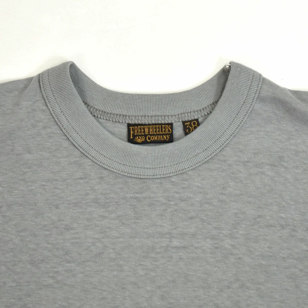 フリーホイーラーズ (FREEWHEELERS) -FUEL- FREEWHEELERS WOVEN LAVEL Vintage Style Light Weight Jersey 半袖プリントTシャツ 2535002