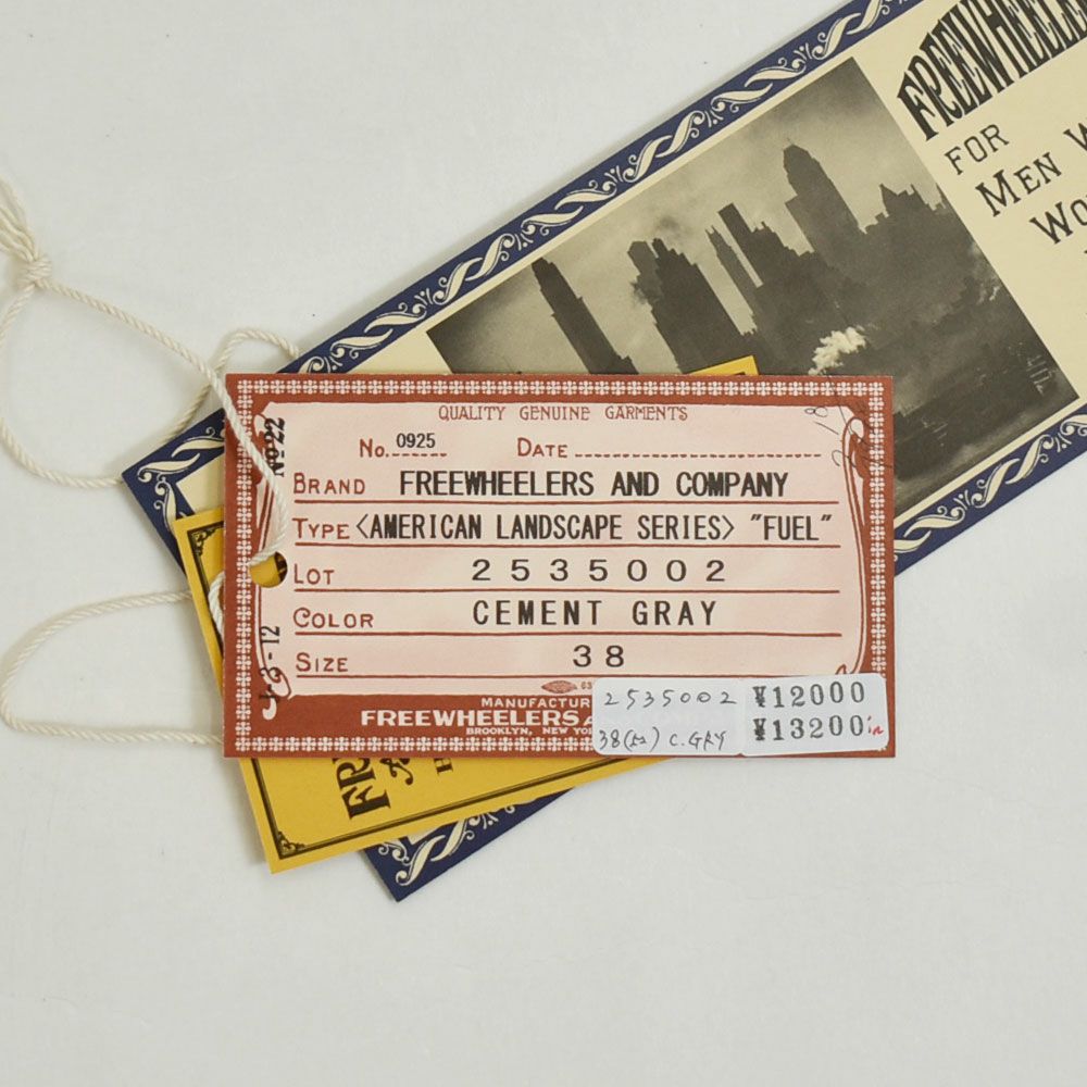 フリーホイーラーズ (FREEWHEELERS) -FUEL- FREEWHEELERS WOVEN LAVEL Vintage Style Light Weight Jersey 半袖プリントTシャツ 2535002