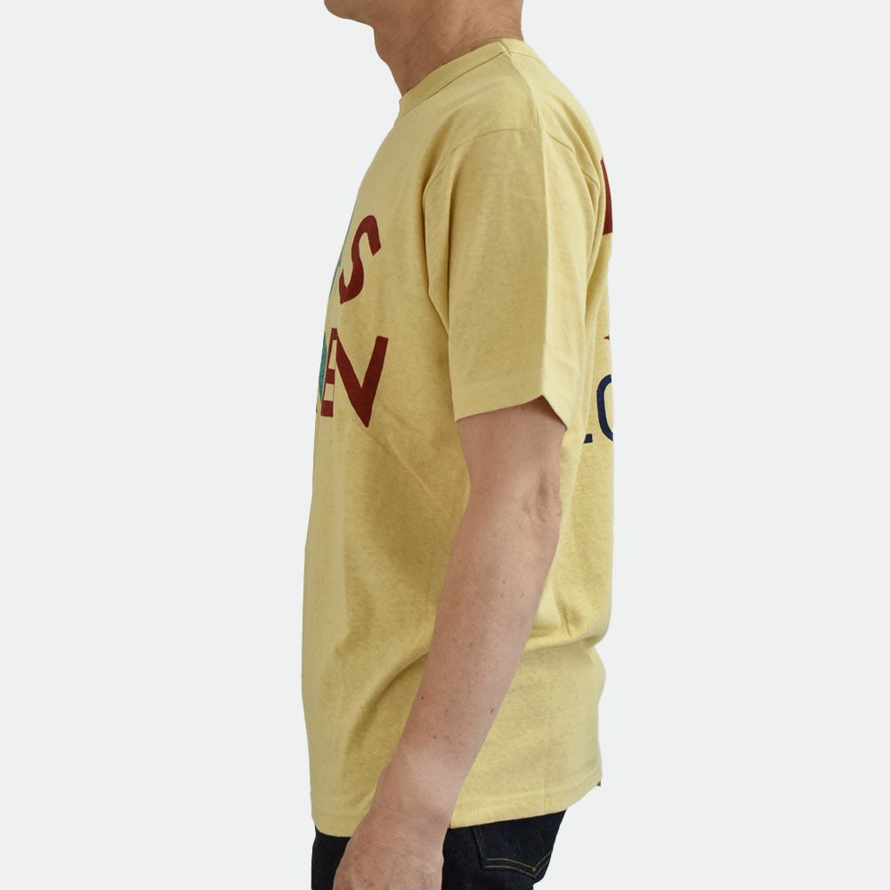 フリーホイーラーズ (FREEWHEELERS) -GAS HAVEN- FREEWHEELERS WOVEN LAVEL Vintage Style Light Weight Jersey 半袖プリントTシャツ 2535003