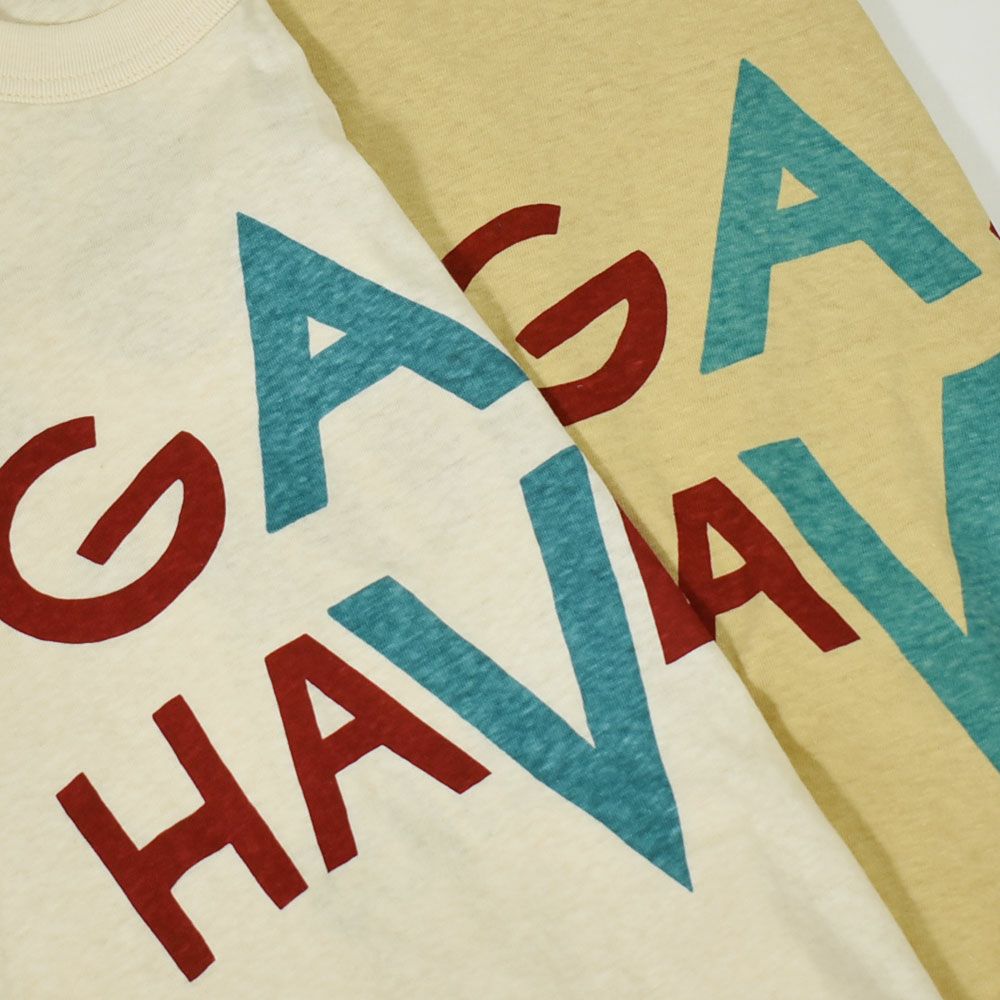 フリーホイーラーズ (FREEWHEELERS) -GAS HAVEN- FREEWHEELERS WOVEN LAVEL Vintage Style Light Weight Jersey 半袖プリントTシャツ 2535003