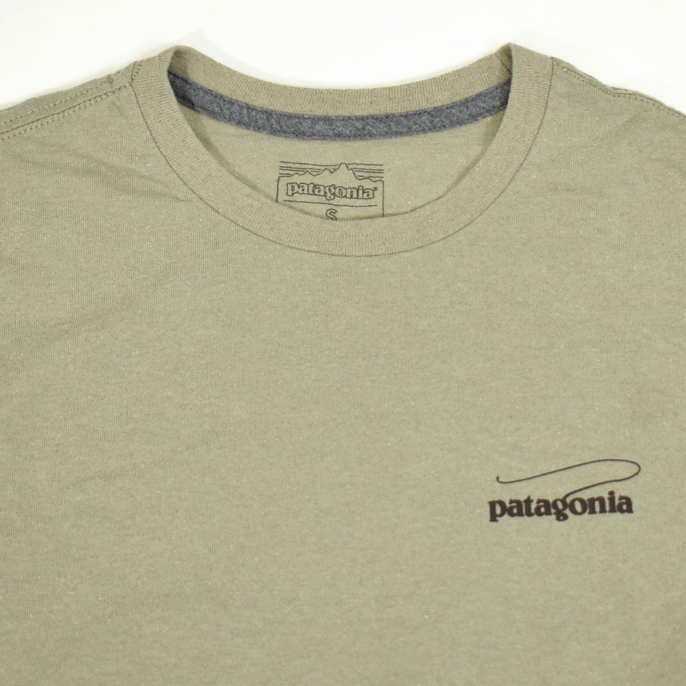 パタゴニア (PATAGONIA) メンズ ロングスリーブ キャスティング ロゴ レスポンシビリティー M's L/S Casting Logo Responsibili-Tee プリント長袖Tシャツ ロンT 37819