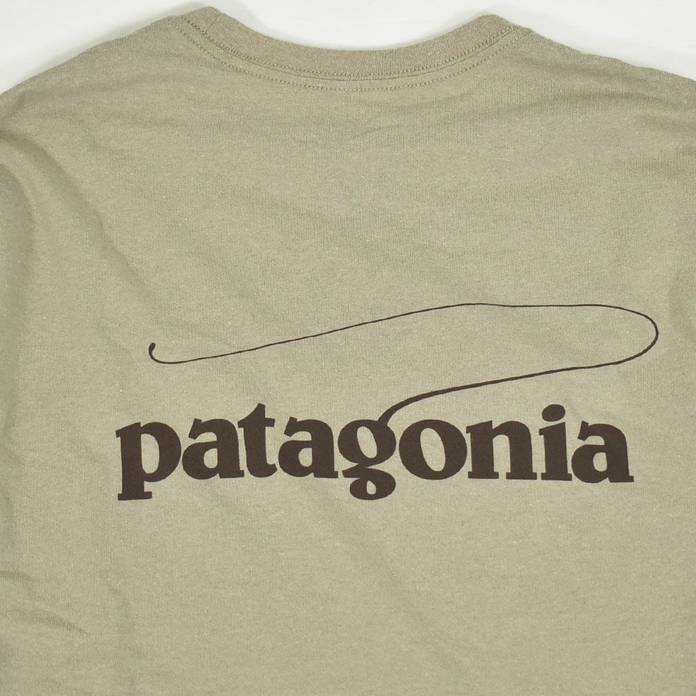 パタゴニア (PATAGONIA) メンズ ロングスリーブ キャスティング ロゴ レスポンシビリティー M's L/S Casting Logo Responsibili-Tee プリント長袖Tシャツ ロンT 37819