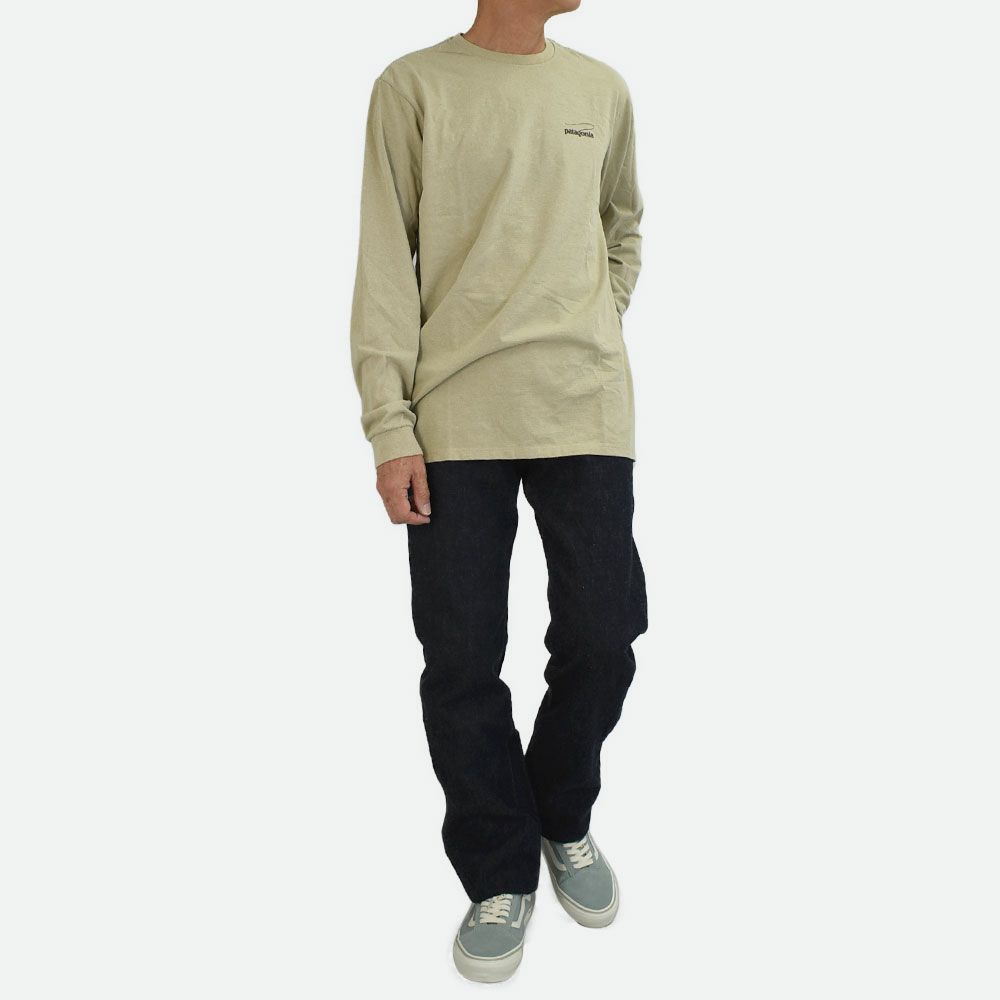 パタゴニア (PATAGONIA) メンズ ロングスリーブ キャスティング ロゴ レスポンシビリティー M's L/S Casting Logo Responsibili-Tee プリント長袖Tシャツ ロンT 37819