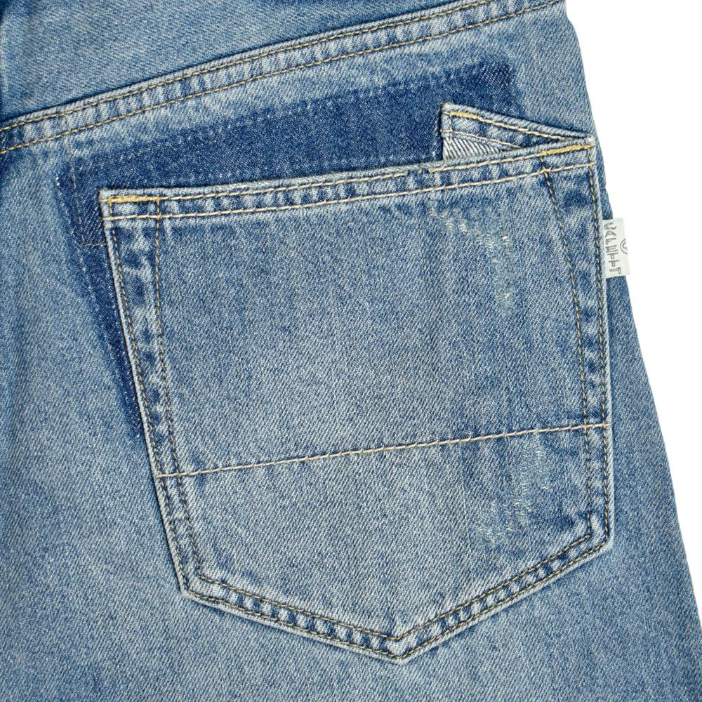 カフェッティ (Cafetty) こしばきリメイク デニムパンツ ジーンズ ジーパン CF-0598