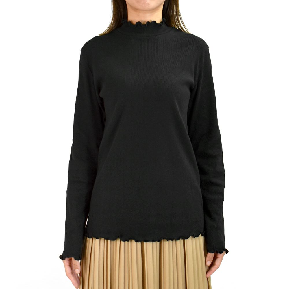 ポンデシャロン (PONT DE CHALONS) 【日本製】コットンテレコハイネックプルオーバー 長袖カットソー インナー 重ね着 22553712