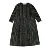 ポンデシャロン (PONT DE CHALONS) NEWコーデュロイ刺繍ワンピース 前開きノーカラーワンピース スナップボタン 22551718 19.ブラック刺繍