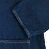ダントン (DANTON) WOMEN'S DENIM COLLARLESS JACKET CREW NECK JACKT デニムジャケット ノーカラージャケット 襟なし DT-B0397DNS