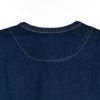 ダントン (DANTON) WOMEN'S DENIM COLLARLESS JACKET CREW NECK JACKT デニムジャケット ノーカラージャケット 襟なし DT-B0397DNS