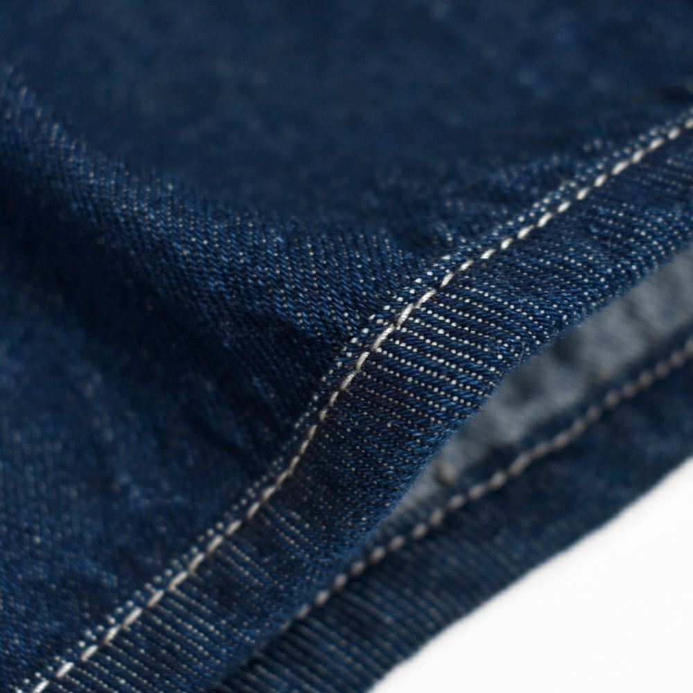 ダントン (DANTON) WOMEN'S DENIM COLLARLESS JACKET CREW NECK JACKT デニムジャケット ノーカラージャケット 襟なし DT-B0397DNS