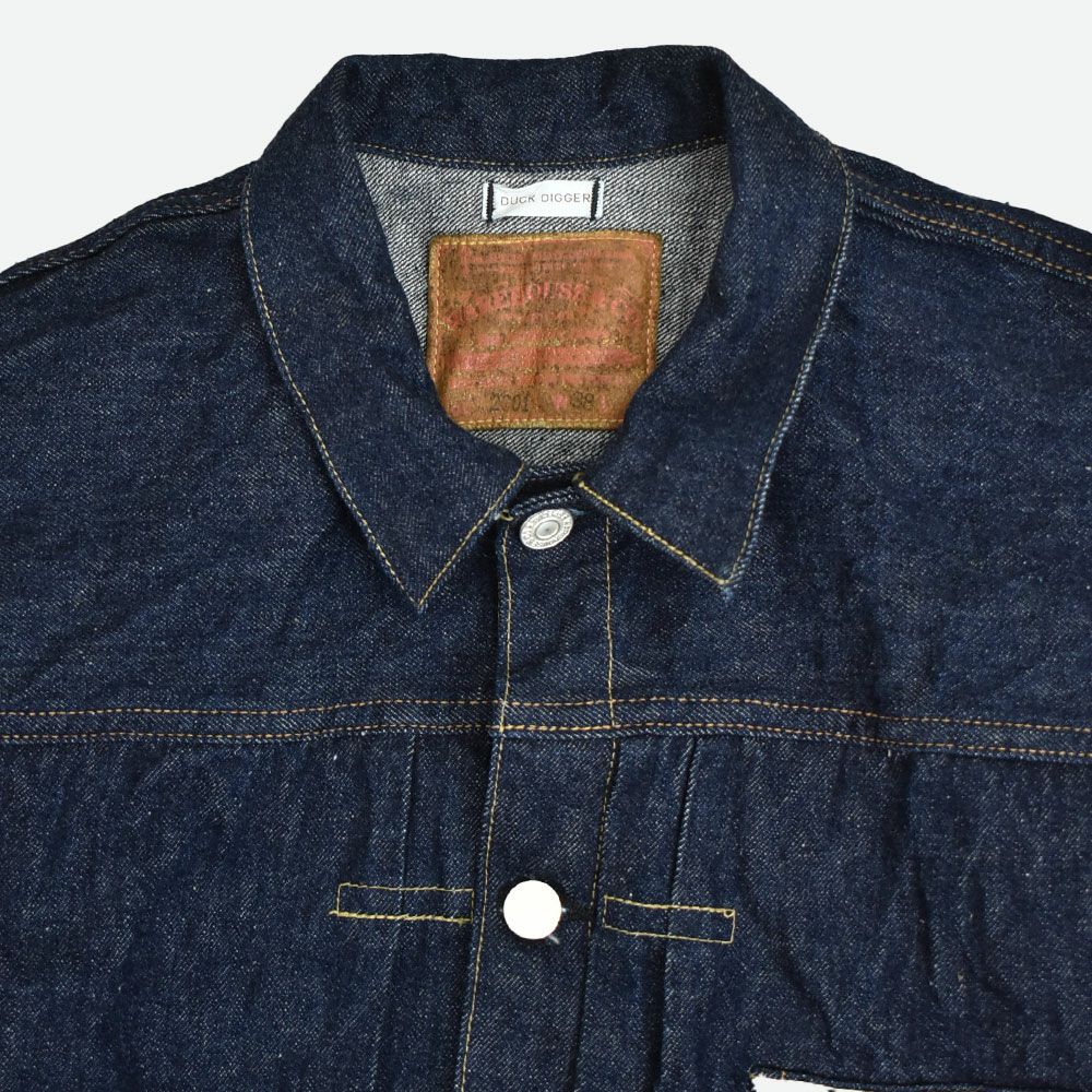 ウエアハウス (WAREHOUSE) Lot DD-2001 (T BACK STYLE) ONE WASH デニムジャケット ジージャン