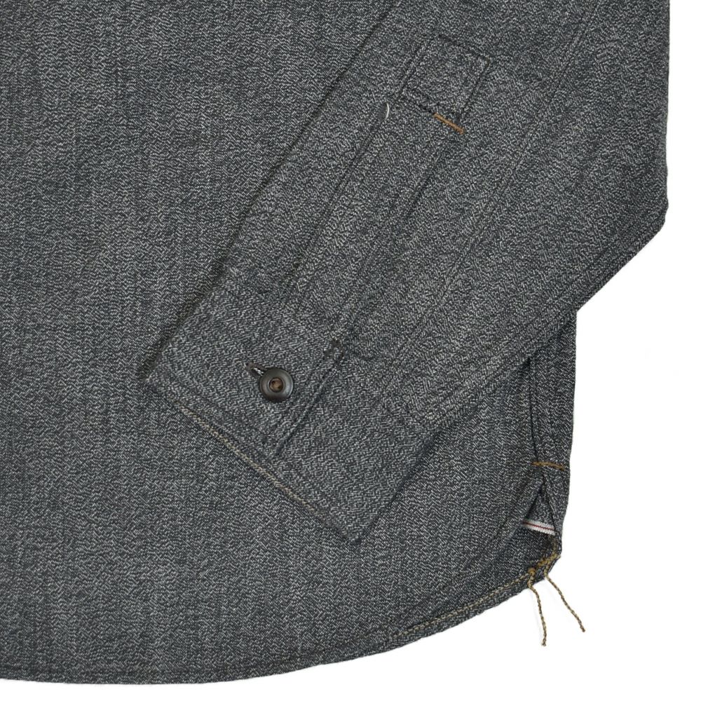 フリーホイーラーズ (FREEWHEELERS) -NEAL- SHIRT 1926 STYLE WORK CLOTHING Vintage Style Grained Chambray BLACK PEPPER CHAMBRAY ニールシャツ 長袖ワークシャツ シャンブレーシャツ 2513103