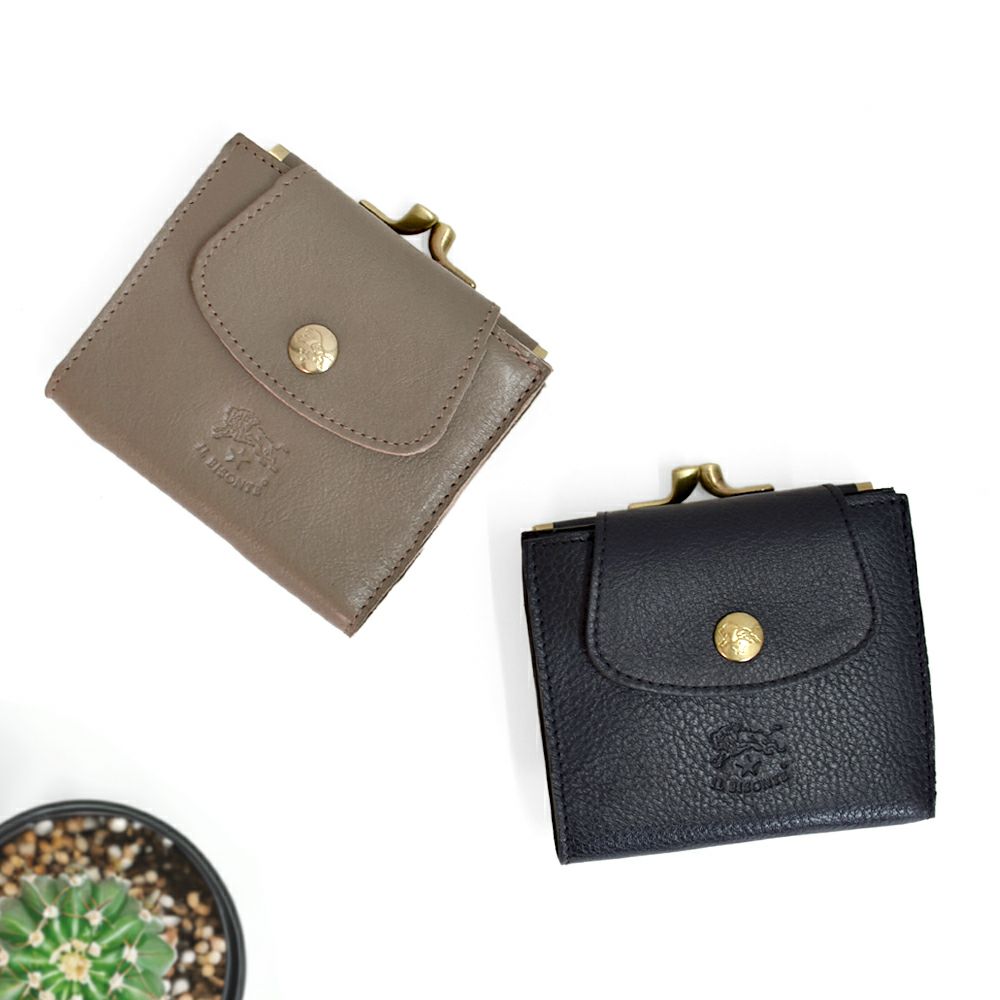 イルビゾンテ (IL BISONTE) 2つ折りウォレット レザーウォレット 財布