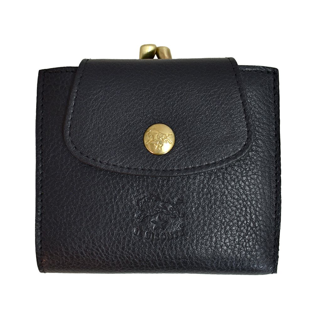 イルビゾンテ (IL BISONTE) 2つ折りウォレット レザーウォレット 財布 がま口 54202-3-09640 54202309640 37.ネイビー