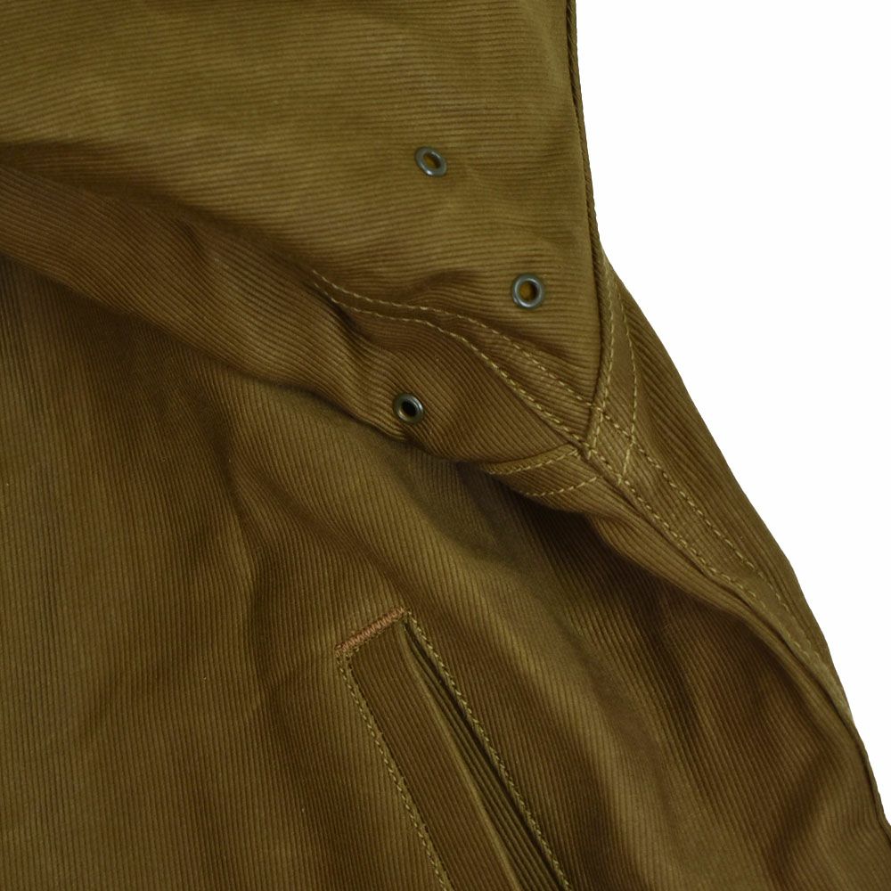 フリーホイーラーズ (FREEWHEELERS) NAVY DEPARTMENT JACKET, DECK,ZIP TYPE N-1 1940s MILITARY CLOTHING DARK KHAKI BEIGE：NXS1404 Original Jungle Cloth Paraffin Coating デッキジャケット アウター コート 2531001