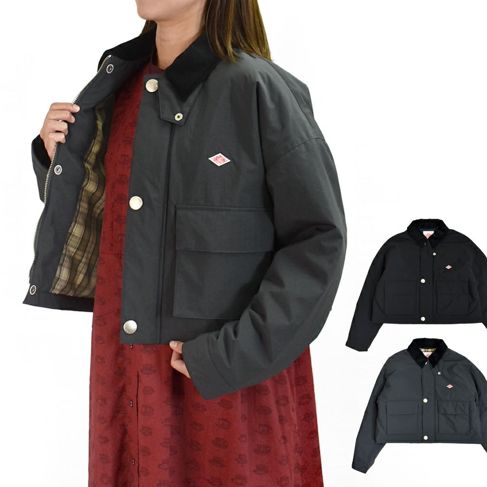 ダントン (DANTON) WOMEN'S NYLON TAFFETA SHORT JACKET ナイロンハンティングジャケット コート DT-0522NTF