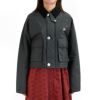 ダントン (DANTON) WOMEN'S NYLON TAFFETA SHORT JACKET ナイロンハンティングジャケット コート DT-0522NTF
