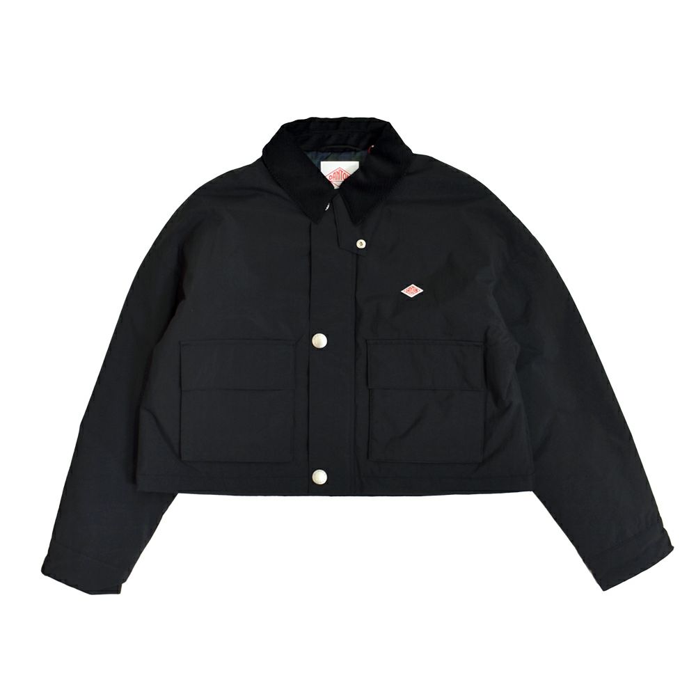 ダントン (DANTON) WOMEN'S NYLON TAFFETA SHORT JACKET ナイロンハンティングジャケット コート DT-0522NTF BLACK