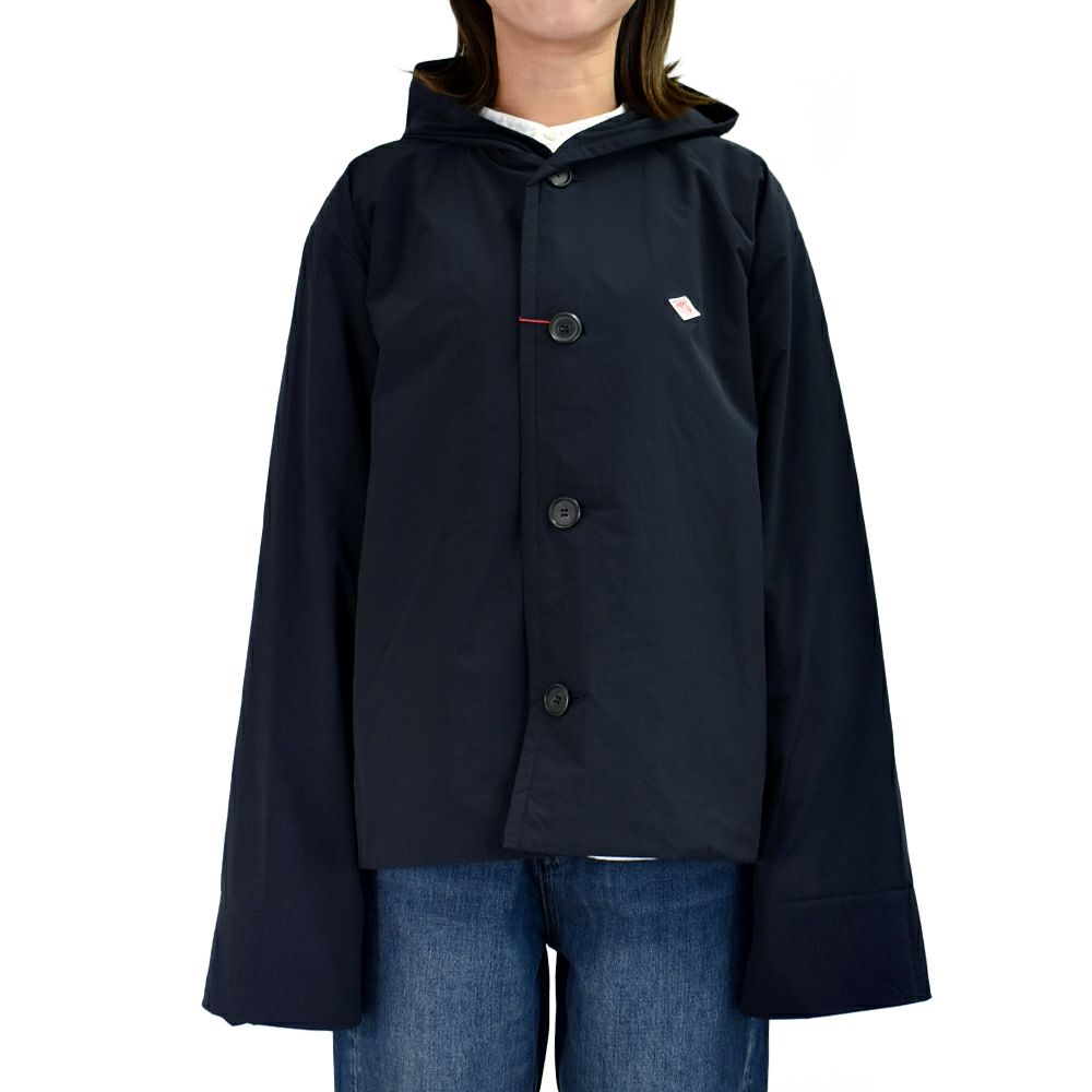 ダントン (DANTON) WOMEN'S INSULATION HOODED WIDE JACKET ショート丈フードジャケット ライトアウター DT-A0673PNT