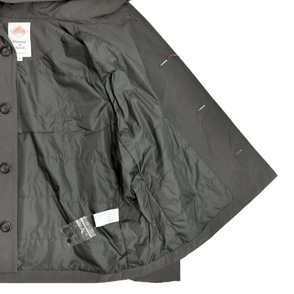 ダントン (DANTON) WOMEN'S INSULATION HOODED WIDE JACKET ショート丈フードジャケット ライトアウター DT-A0673PNT