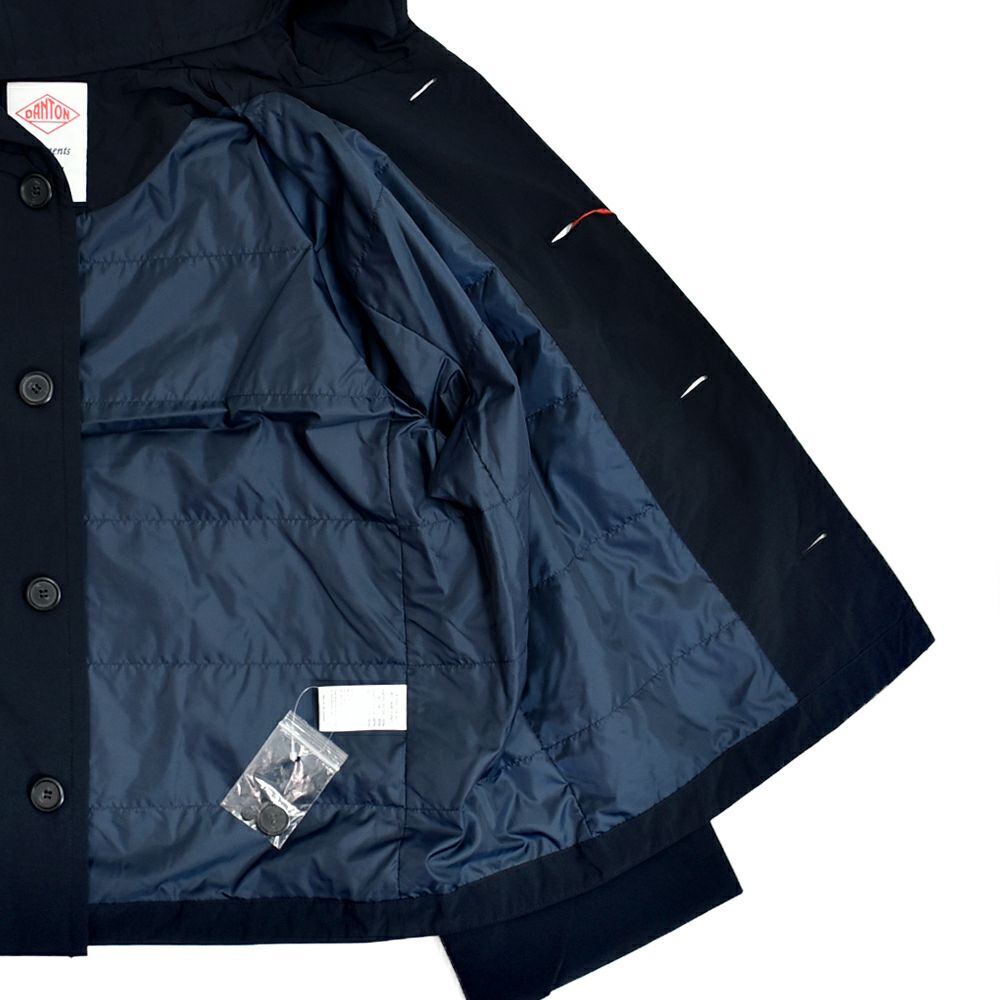 ダントン (DANTON) WOMEN'S INSULATION HOODED WIDE JACKET ショート丈フードジャケット ライトアウター DT-A0673PNT