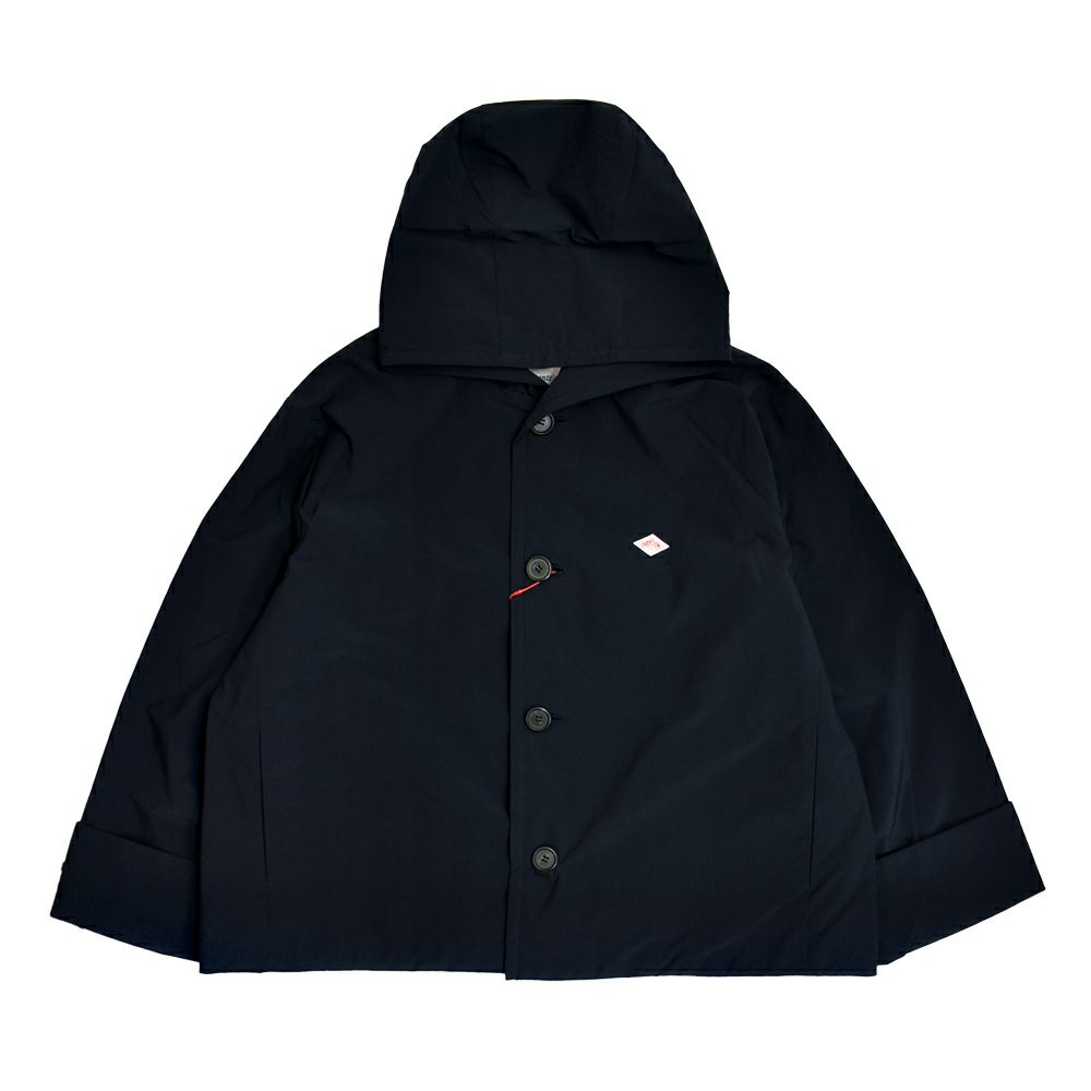 ダントン (DANTON) WOMEN'S INSULATION HOODED WIDE JACKET ショート丈フードジャケット ライトアウター DT-A0673PNT NAVY